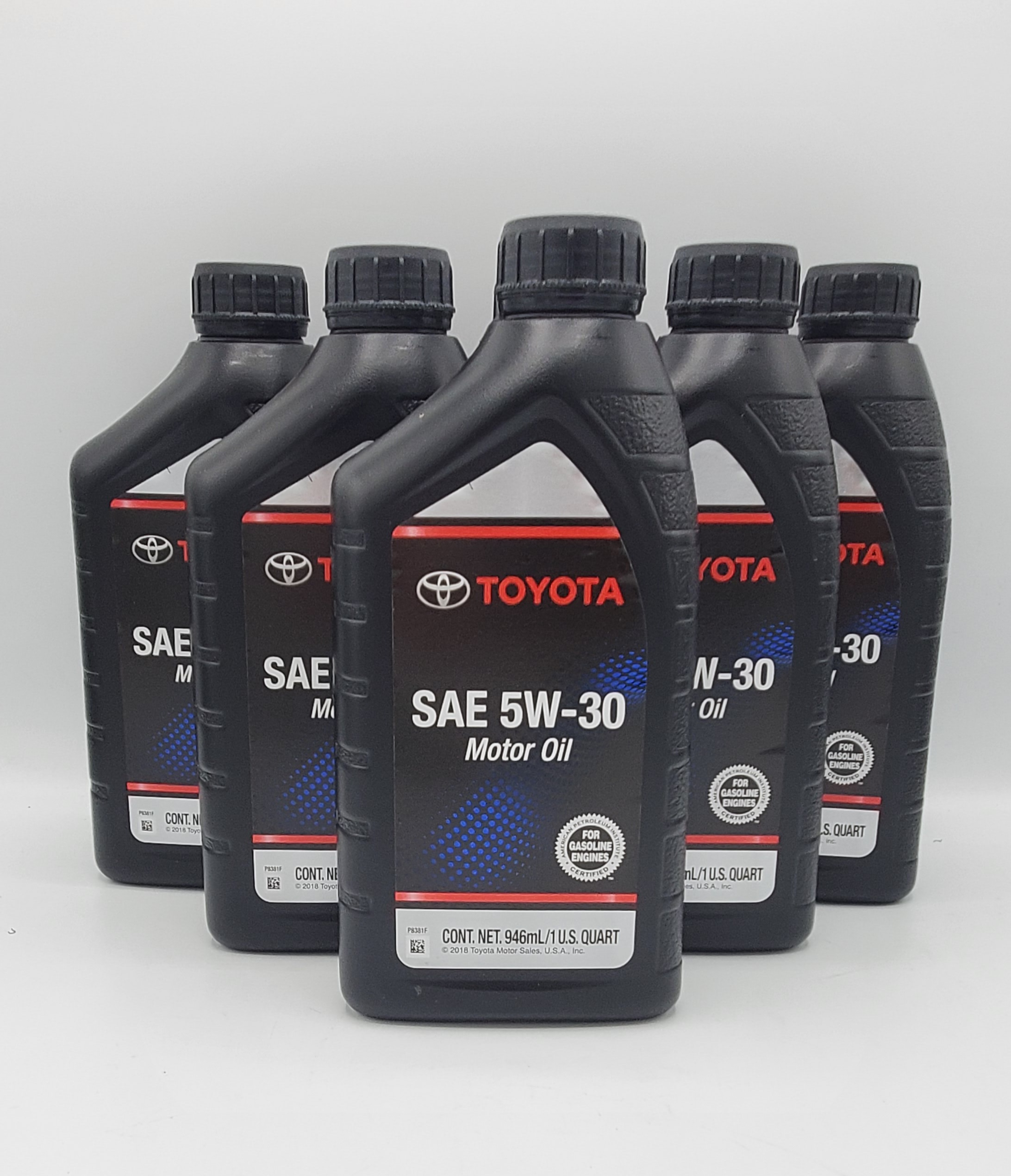 okpetroleum.com: Toyota SAE 5W-30 Synthetic Motor Oil Quart Bottles