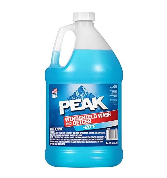 PEAK 20 Degree Windshield Washer DeIcer Fluid Gallon Jug