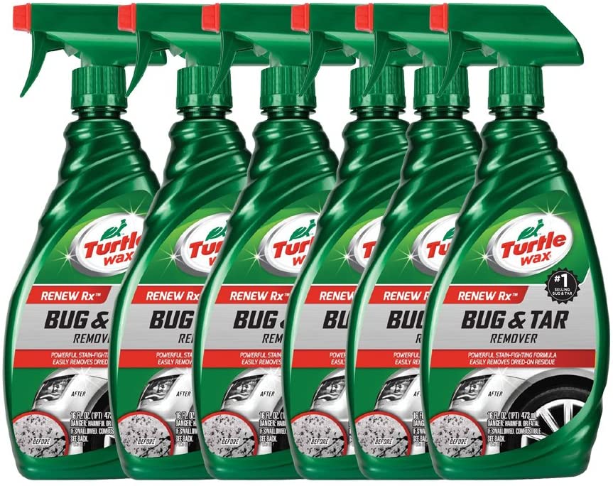 Turtle Wax Bug & Tar Remover 16 oz Spray Bottle (6 Pack)