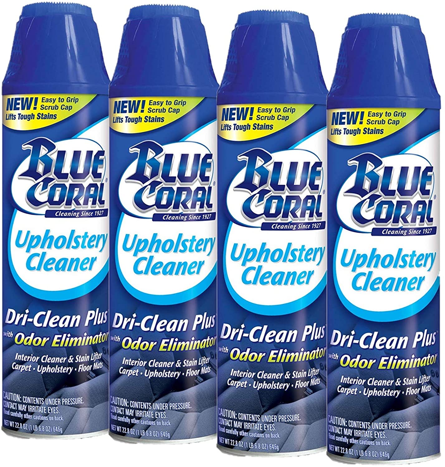 Blue Coral DC22 Upholstery Cleaner Dri-Clean Plus with Odor Eliminator,  22.8 oz.