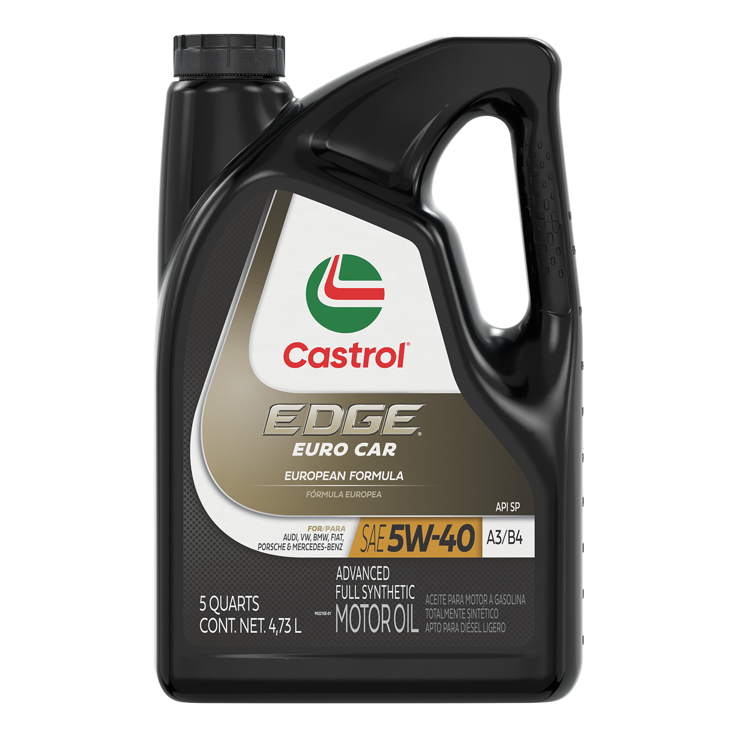 okpetroleum.com: Castrol EDGE 15D934 Euro Car Motor Oil A3/B4 5W