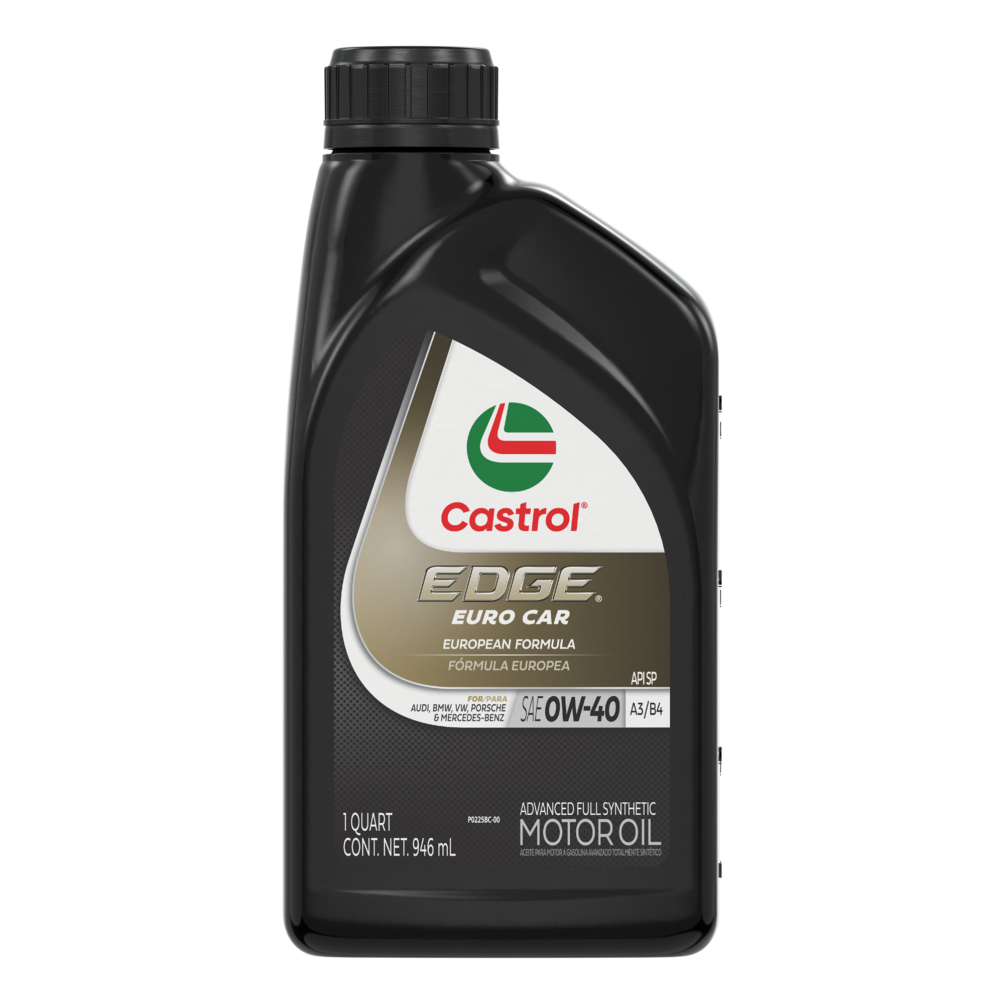 okpetroleum.com: Castrol EDGE 15D1D8 Euro Car Motor Oil 0W-40 A3