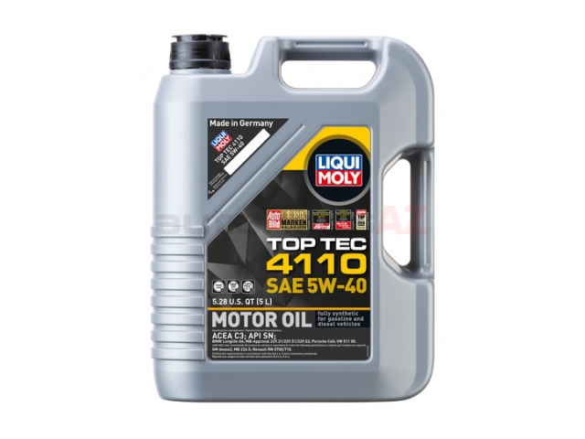 okpetroleum.com: Liqui Moly 22122 5W40 Top Tec 4110 Engine Oil (5