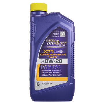 Royal Purple 06008 XPR  Extreme Performance Racing Motor Oil SAE 0W-20 Quarts