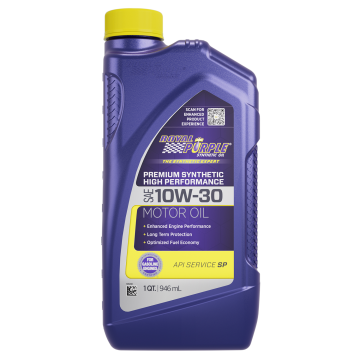 Royal Purple 06130 High Performance Premium Synthetic Motor Oil 10W-30 Quarts