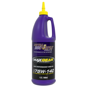 Royal Purple 06301 Max Gear Synthetic Gear Lube Oil 75W-140 Quarts