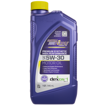 Royal Purple 06530 High Performance Premium Synthetic Motor Oil 5W-30 Quarts