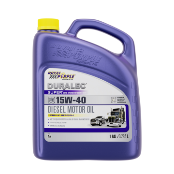 Royal Purple 04154 Duralec Super Diesel Motor Oil 15W-40 - Gallons
