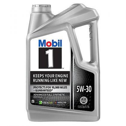 Mobil 1 5W-30 Advanced Full Synthetic Motor Oil Quart Bottle
