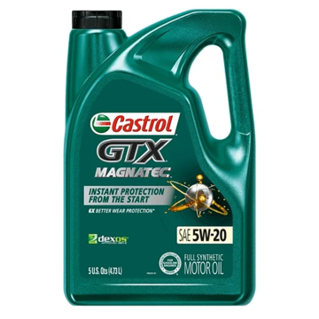 Castrol MAGNATEC 15919A Motor Oil 5W-20 - 5 Quart Jug