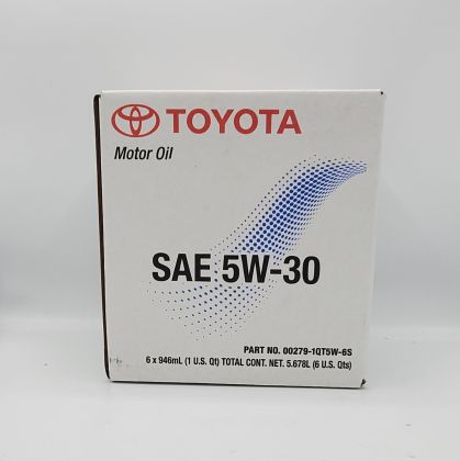 Toyota SAE 5W-30 Synthetic Blend Motor Oil Quart Bottles
