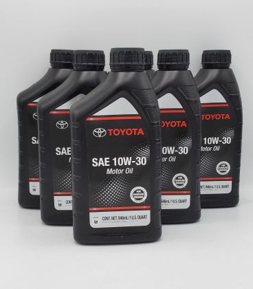 okpetroleum.com: Toyota SAE 10W-30 Synthetic Blend Motor Oil Quart