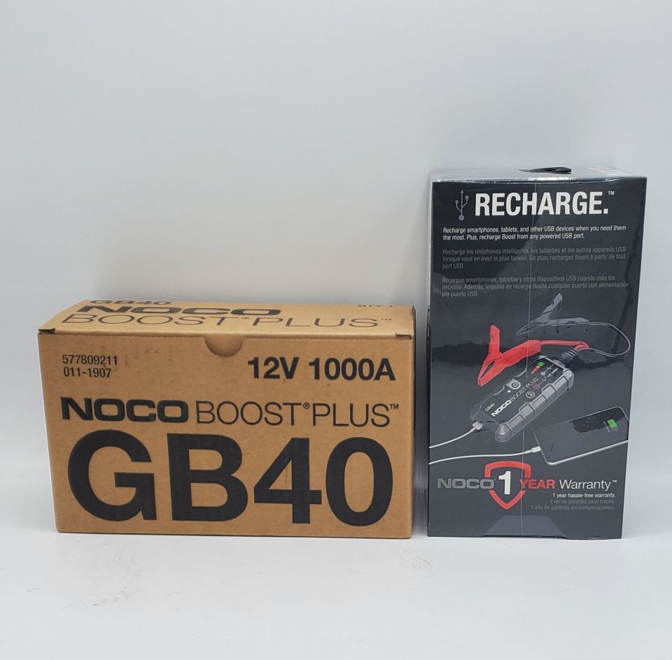NOCO Boost Sport GB20 500 Amp 12-Volt UltraSafe Lithium Jump Starter Box,  Car Battery Booster Pack, Portable Power Bank Charger, and Jumper Cables  for