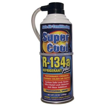 TSI Supercool R134A Refrigerant Plus With Hose 14 Oz.