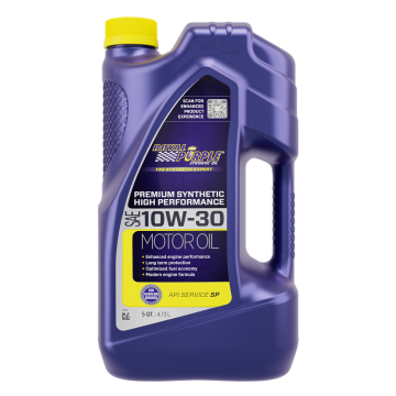 Royal Purple 53130 High Performance Premium Synthetic Motor Oil 10W-30 -5 Quarts