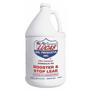 Lucas Oil 10018 Hydraulic Oil Boost And Stop Leak Gallon Jug (4 Pack)