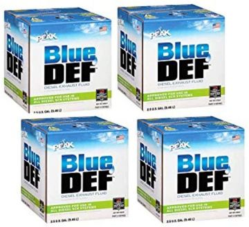 BlueDEF Diesel Exhaust Fluid Synthetic Urea Deionized Water 2.5 Gallon (4 Pack)