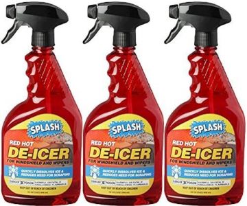 Splash Red Hot De-icer Windshield Trigger Spray 32 Ounces (3 Pack)