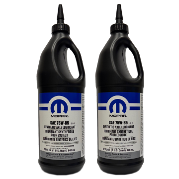 Mopar 68210057-AB SAE 75W-85 Synthetic Axle Lubricant Gear Lube - 2 Quarts