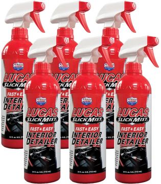 Lucas Oil 10514 Interior Detailer 24oz Spray Bottle (6 Pack)