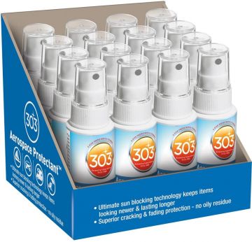 303 (30302) UV Protectant for Vinyl, Plastic, Rubber, Fiberglass and Leather 2oz (16 Bottles)