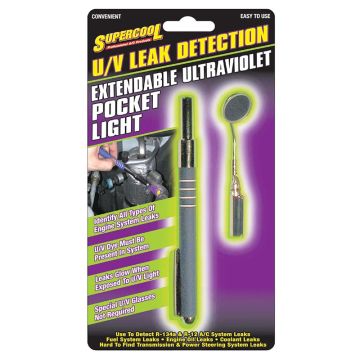 TSI Supercool UV Extendable Pen Light with Mirror