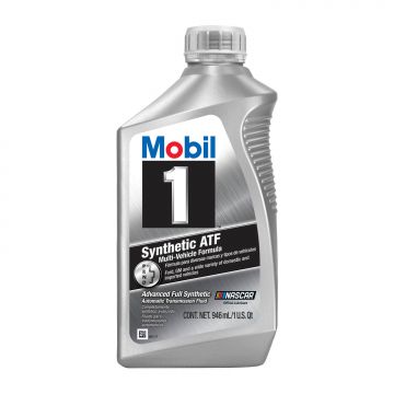 Mobil 1 Synthetic Automatic Transmission Fluid Quart Bottle