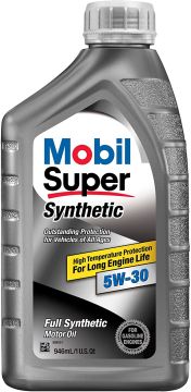 Mobil 1 Super Synthetic 10W-30 Motor Oil Quarts