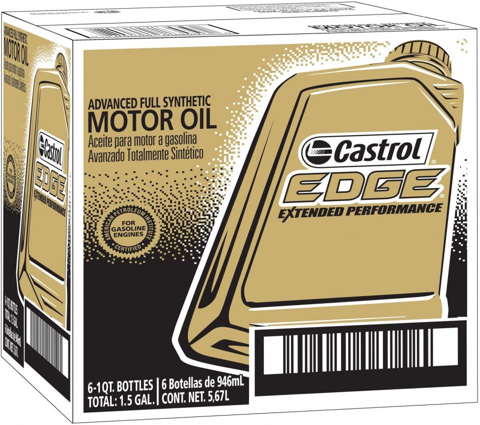 Castrol Edge Extended Performance 5W-30 Advanced Full Synthetic Motor Oil,  1 Quart 