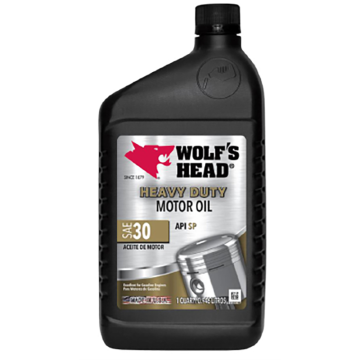 Wolf's Head 836-81036-56 Heavy Duty Motor Oil SAE 30W - Quarts