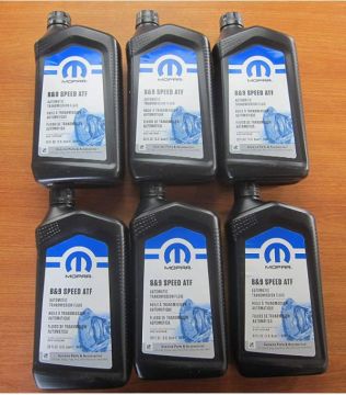 Mopar Chrysler Dodge Jeep Ram 8 & 9 Speed Automatic Transmission Fluid (6 Quart Bottles)
