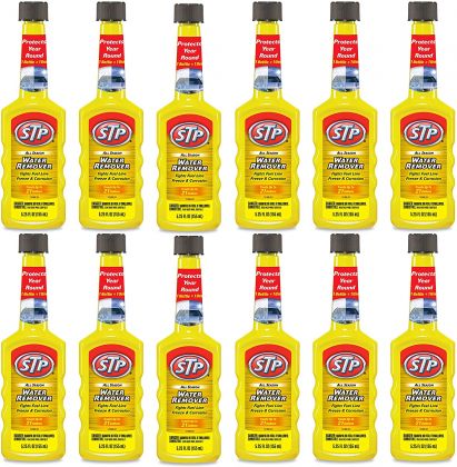 STP Water Remover 5.25oz Bottles (12 Pack)