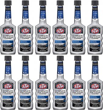 STP Fuel System Cleaner and Stabilizer 5.25oz Bottles (12 Pack)