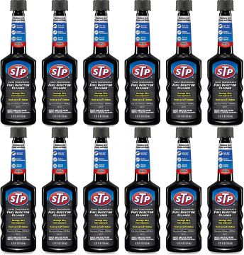 STP Fuel Injector Cleaner Super Concentrated 5.25 oz Bottles (12 Pack)
