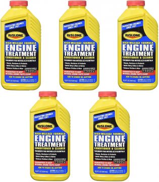 Rislone High Mileage Engine Treatment 16.9oz Bottles (5 Pack)