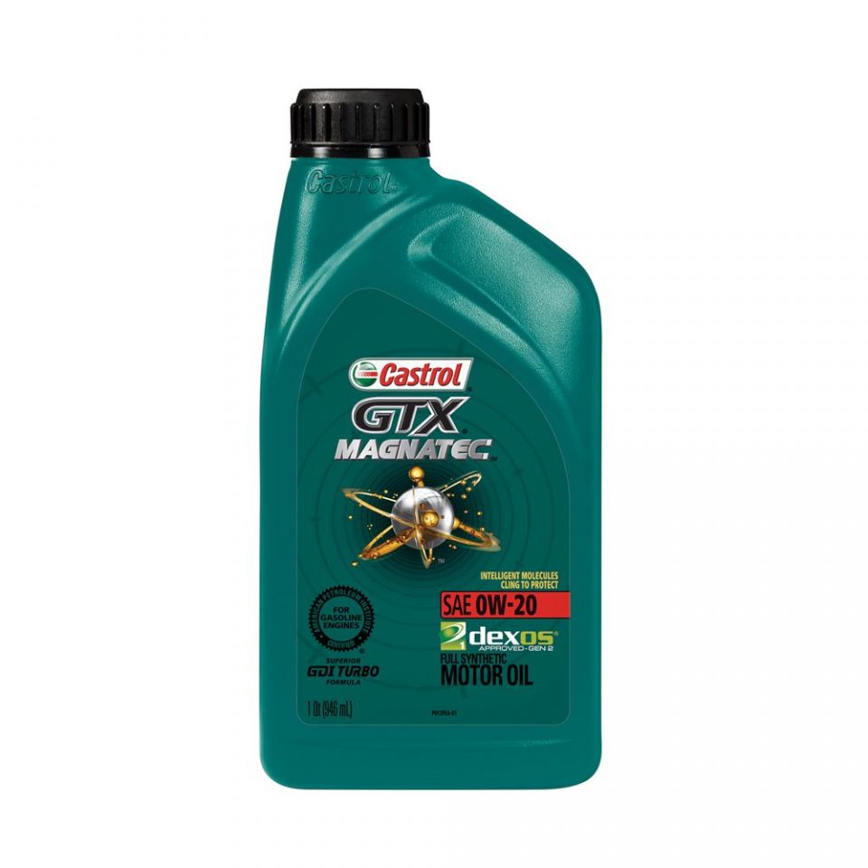 okpetroleum.com: Castrol GTX Magnatec 0W-20 Motor Oil Quart Bottles