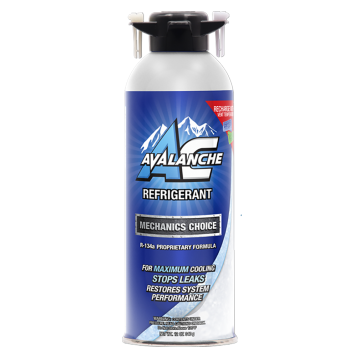 AVALANCHE Premium R-134a A/C Refrigerant Refill with Smart Clips 12oz Can