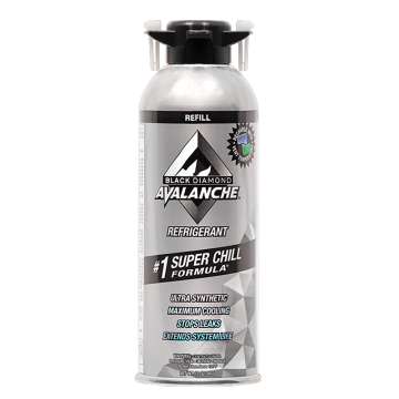 Black Diamond Avalanche Ultimate R-134a A/C Refill with Smart Clips 12oz Can
