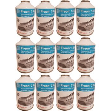 Chemours Automotive Freon R134a Refrigerant 12oz Cans (12 Pack)