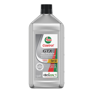 Castrol GTX Full Synthetic 15E6E2 Motor Oil 5W-30 - Quarts