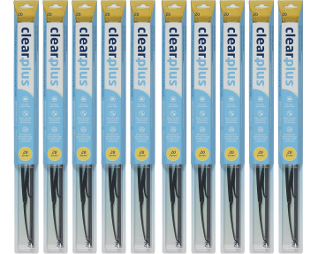 CLEARPLUS 20 Series Premium Wiper Blade - 13" (Pack of 10)