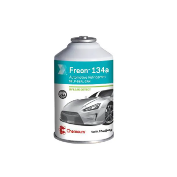 Chemours Freon R134a Refrigerant With UV Leak Detect 12 Ounce