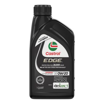 Castrol EDGE 15D3BF Synthetic Motor Oil 0W-20 - Quarts
