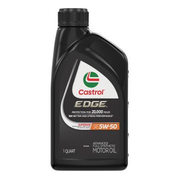 Castrol EDGE 15D3C2 Synthetic Motor Oil 5W-50 - Quarts
