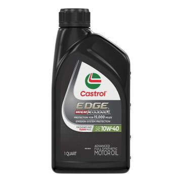Castrol EDGE High Mileage 15D53C Motor Oil 10W-40 - Quarts