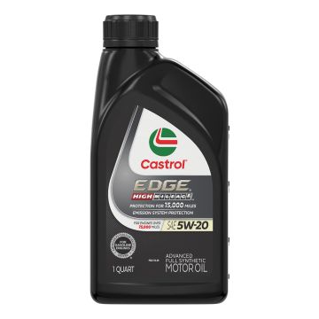 Castrol EDGE High Mileage 15D539 Motor Oil 5W-20 - Quarts