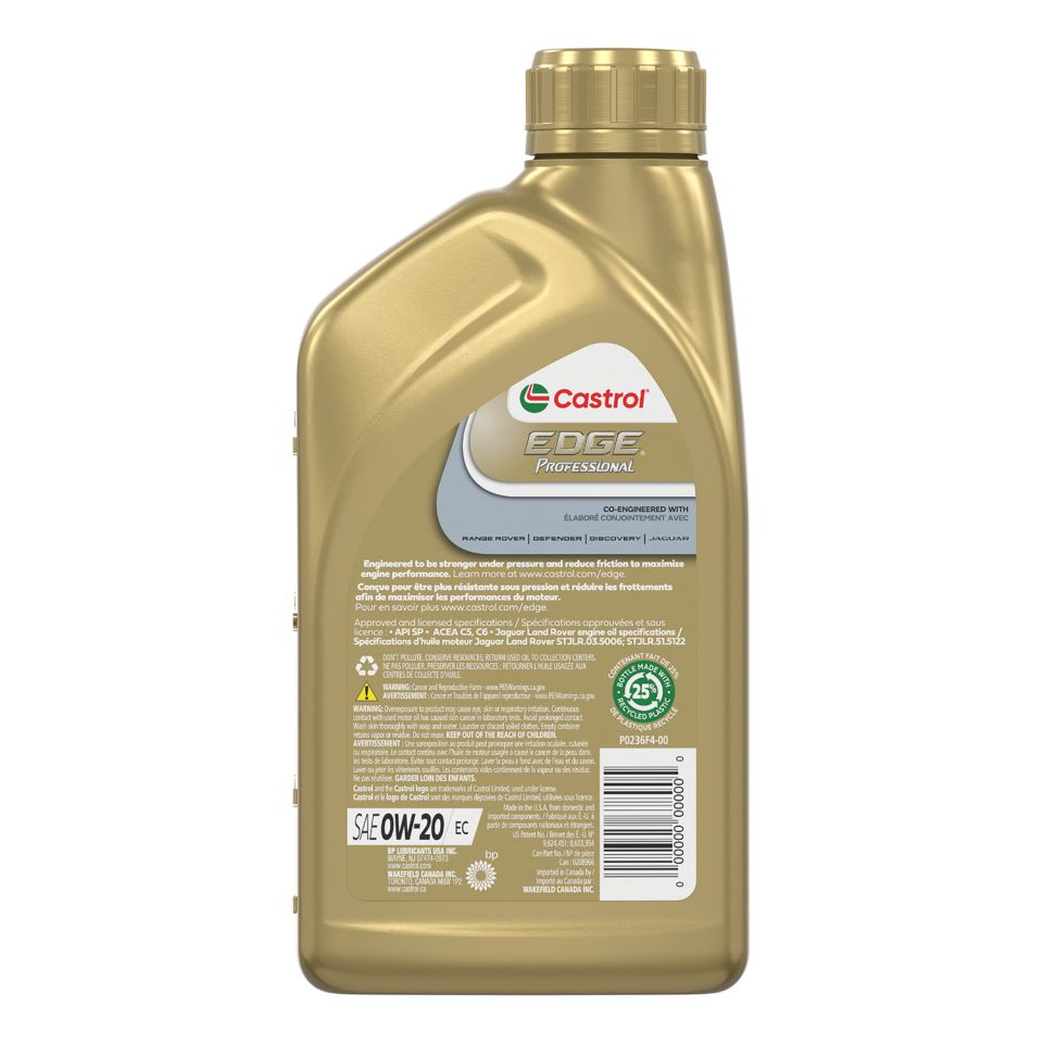 okpetroleum.com: Castrol EDGE Professional 15DA2C Motor Oil EC 0W