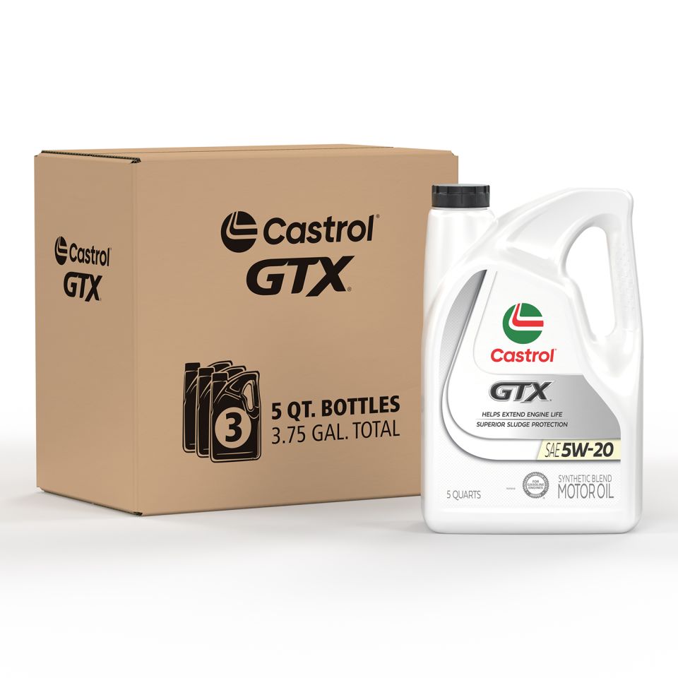 okpetroleum.com: Castrol GTX 15A69C Synthetic Blend Motor Oil 5W