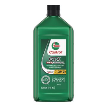 Castrol GTX High Mileage 149D6A Motor Oil 5W-30 - Quarts