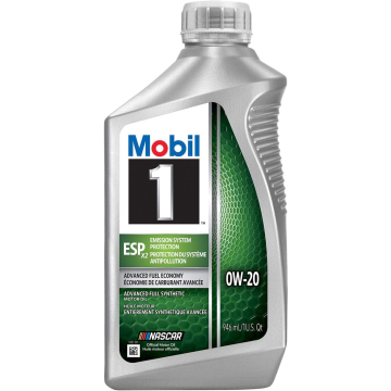 Mobil 1 ESP X2 0w-20 Motor Oil Quart Bottle